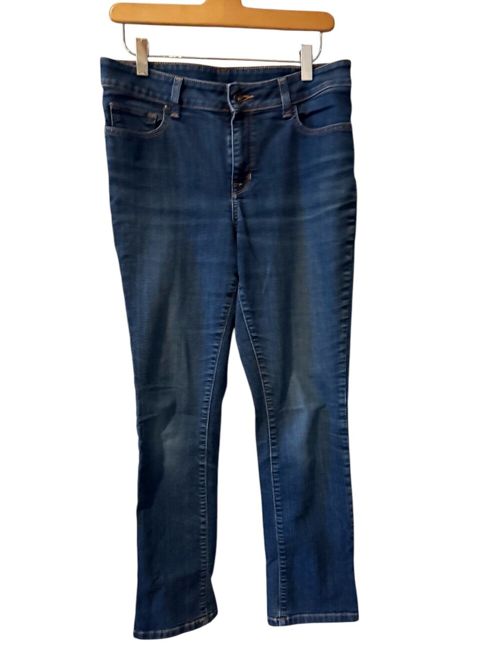 LL Bean Favorite Fit Denim Jeans Blue 8
